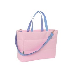 Bolso con bolsillo safta para portatil 14\ benetton pink 170x400x310 mm