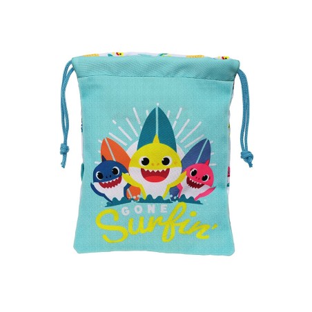 Saquito merienda safta baby shark surfing 200x250 mm