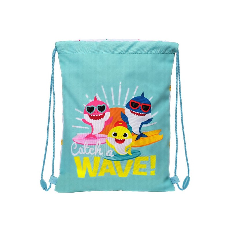 Saco plano safta junior baby shark surfing 10x260x340 mm