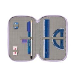Plumier escolar safta triple 36 piezas wish 55x125x195 mm