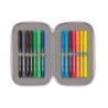 Plumier escolar safta triple 36 piezas wish 55x125x195 mm