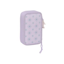 Plumier escolar safta triple 36 piezas wish 55x125x195 mm