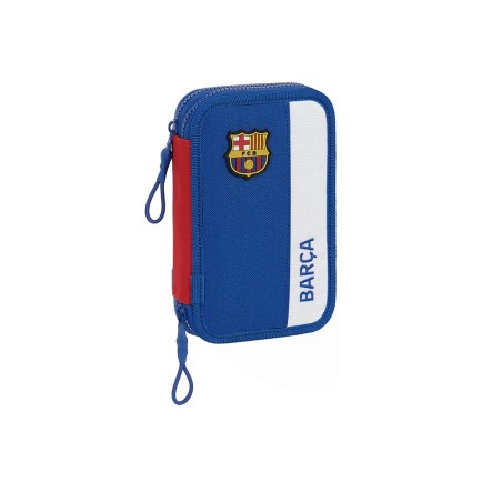 Plumier escolar safta doble pequeño 28 piezas f.c. barcelona 2 equipacion 23/24 40x125x195 mm