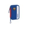 Plumier escolar safta doble pequeño 28 piezas f.c. barcelona 2 equipacion 23/24 40x125x195 mm