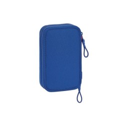 Plumier escolar safta doble pequeño 28 piezas f.c. barcelona 2 equipacion 23/24 40x125x195 mm