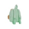 Mochila safta preescolar osito extraible verde 75x230x270 mm