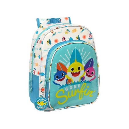 Mochila safta infantil adaptable a carro baby shark surfing 110x260x340 mm
