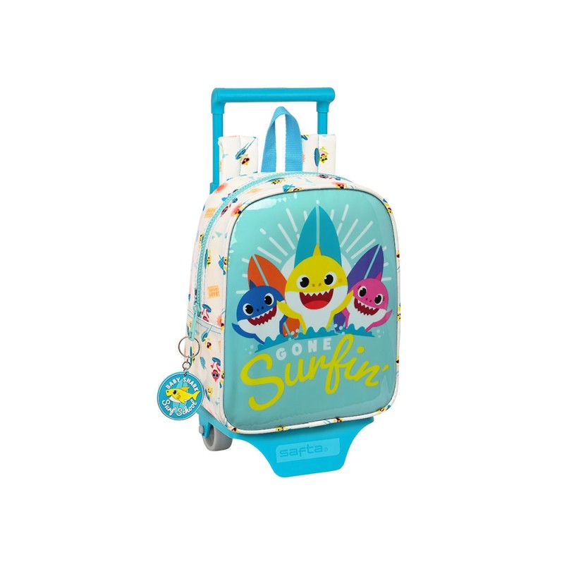 Mochila con carro safta baby shark surfing 100x220x270 mm