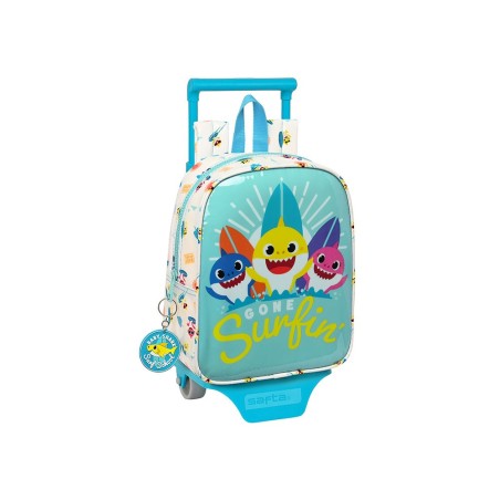 Mochila con carro safta baby shark surfing 100x220x270 mm