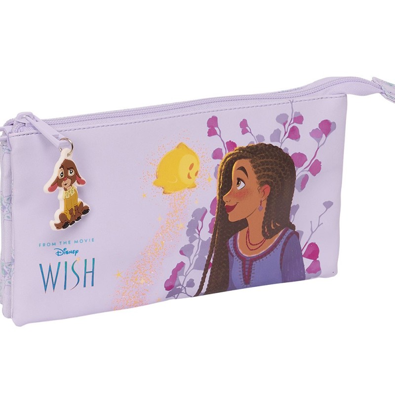 Bolso escolar portatodo safta triple wish 30x220x120 mm