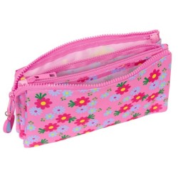 Bolso escolar portatodo safta triple trolls 3 30x220x120 mm