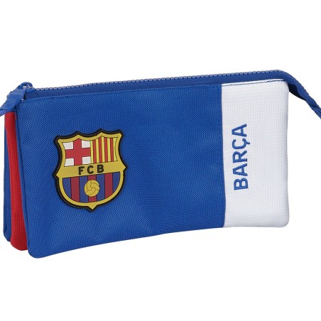 Bolso escolar portatodo safta triple f.c. barcelona 2 equipacion 23/24 30x220x120 mm
