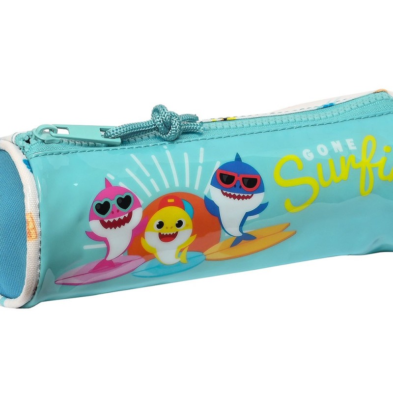 Bolso escolar portatodo safta redondo baby shark surfing 70x200x70 mm