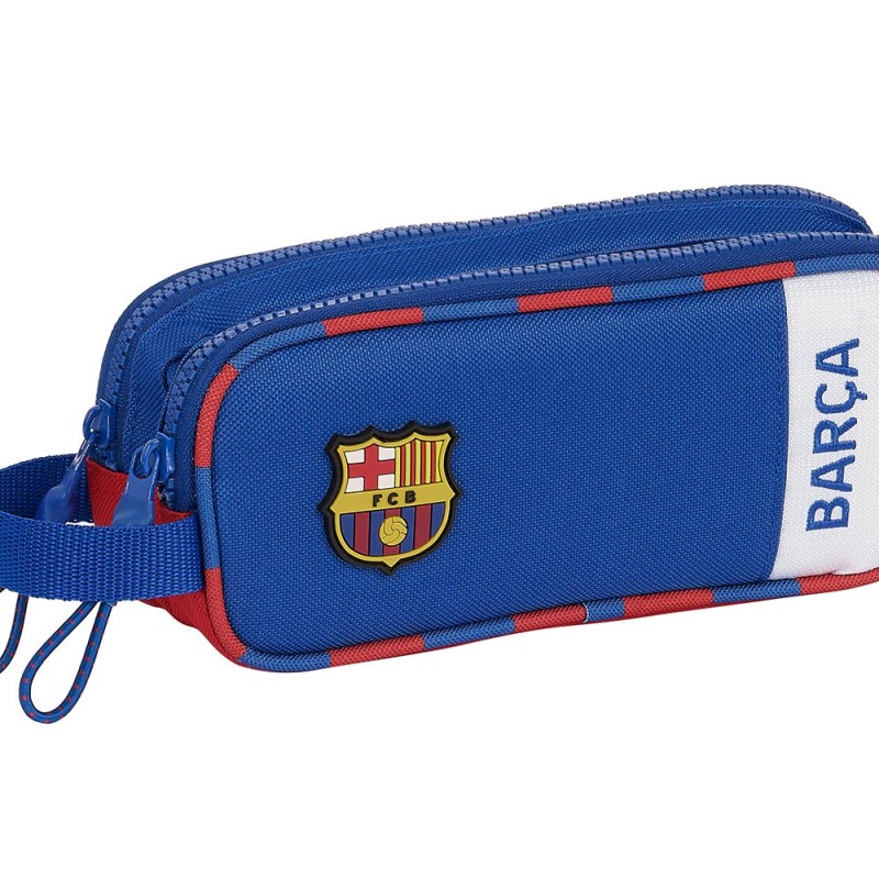 Bolso escolar portatodo safta doble f.c. barcelona 2 equipacion 23/24 60x210x80 mm