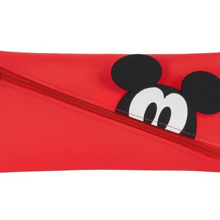 Bolso escolar portatodo safta silicona caritas mickey mouse 10x230x110 mm