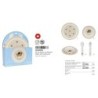 Set de platos y cubiertos safta preescolar 260x22,5x5,50 mm