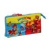 Bolso escolar portatodo safta triple superthings rescue force 120x220x30 mm