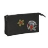 Bolso escolar portatodo safta triple stranger things 120x220x30 mm