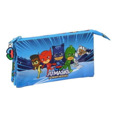 Bolso escolar portatodo safta triple pjmask 120x220x30 mm