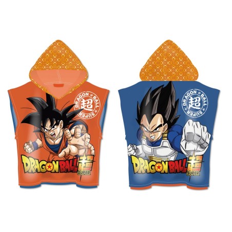 Poncho safta de microfibra dragon ball 1000x500 mm