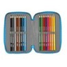 Plumier escolar safta triple 36 piezas superthings rescue force 195x125x55 mm
