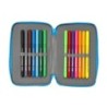 Plumier escolar safta triple 36 piezas superthings rescue force 195x125x55 mm