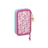 Plumier escolar safta doble pequeño 28 piezas the bellies 195x125x40 mm