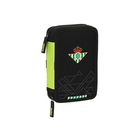Plumier escolar safta doble pequeño 28 piezas real betis balompie 195x125x40 mm
