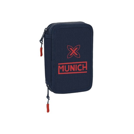 Plumier escolar safta doble pequeño 28 piezas munich flash 195x125x40 mm