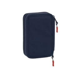 Plumier escolar safta doble pequeño 28 piezas munich flash 195x125x40 mm