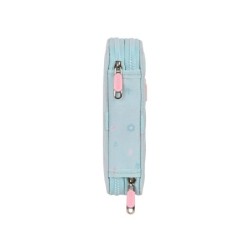 Plumier escolar safta doble pequeño 28 piezas moos garden 195x125x40 mm