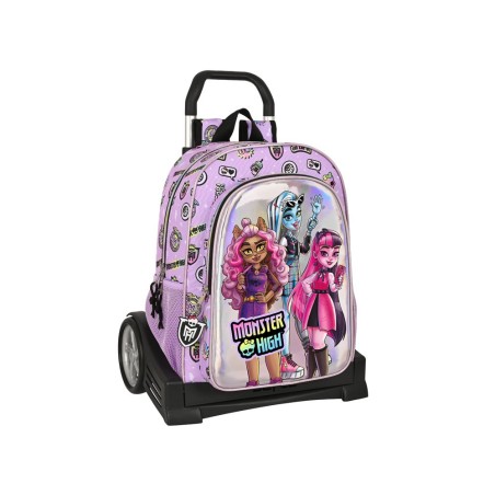 Mochila safta con carro evolution monster high best boots 420x330x140 mm