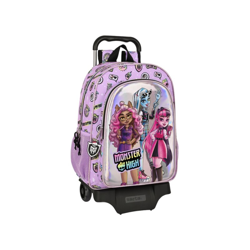 Mochila safta con carro monster high best boots 420x330x140 mm