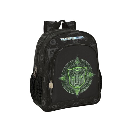 Mochila safta junior adaptable a carro transformers 380x320x120 mm