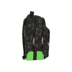 Mochila safta doble con cantoneras adaptable a carro transformers 420x320x150 mm