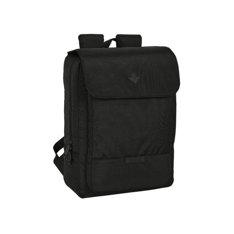 Mochila safta con solapa portatil 13,3''  usb real betis balompie premium 390x290x120 mm