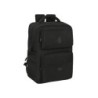 Mochila safta 2 bolsillos portatil 15,6''  usb real madrid premium 440x310x130 mm
