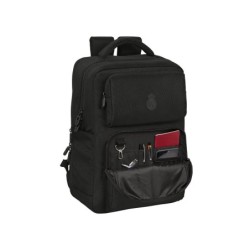 Mochila safta 2 bolsillos portatil 15,6''  usb real madrid premium 440x310x130 mm