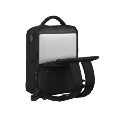 Mochila safta 2 bolsillos portatil 15,6''  usb real madrid premium 440x310x130 mm