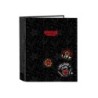 Carpeta 4 anillas lomo ancho safta folio stranger things