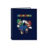 Carpeta 4 anillas mixtas safta folio super mario