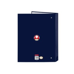 Carpeta 4 anillas mixtas safta folio super mario