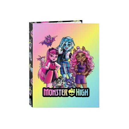 Carpeta 4 anillas mixtas safta folio monster high creep