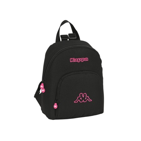 Mochila safta mini kappa black and pink 300x250x130 mm