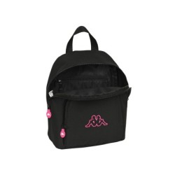 Mochila safta mini kappa black and pink 300x250x130 mm