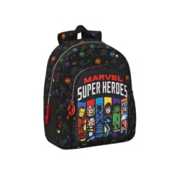 Mochila safta infantil adaptable a carro avengers super heroes 330x270x100 mm