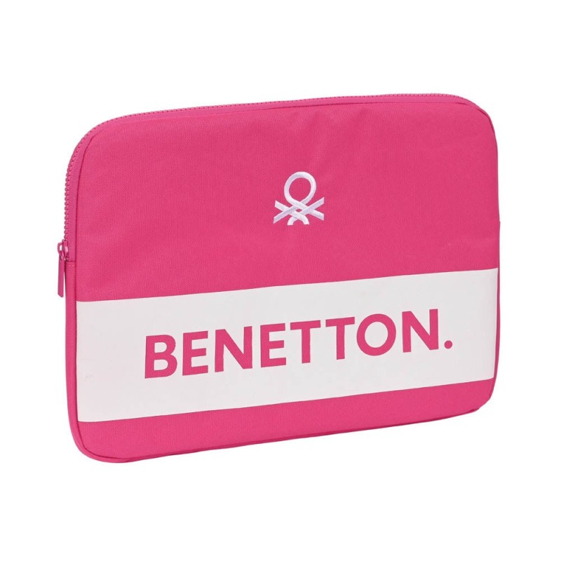 Funda safta para portatil 14\ benetton raspberry 250x340x20 mm