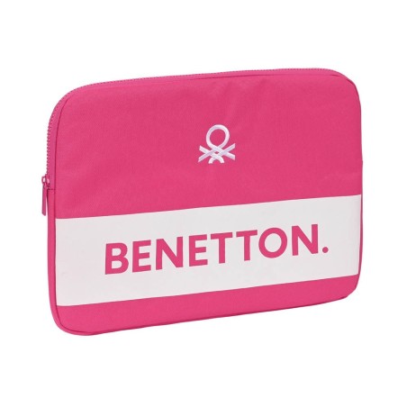 Funda safta para portatil 14\ benetton raspberry 250x340x20 mm