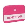 Funda safta para portatil 14\ benetton raspberry 250x340x20 mm