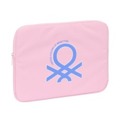 Funda safta para portatil 14\ benetton pink 250x340x20 mm